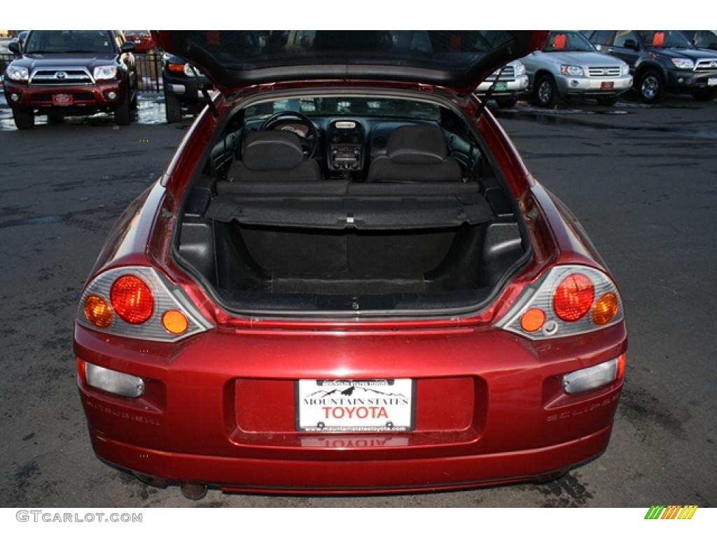 2003 Eclipse GS Coupe - Ultra Red Pearl / Midnight photo #26