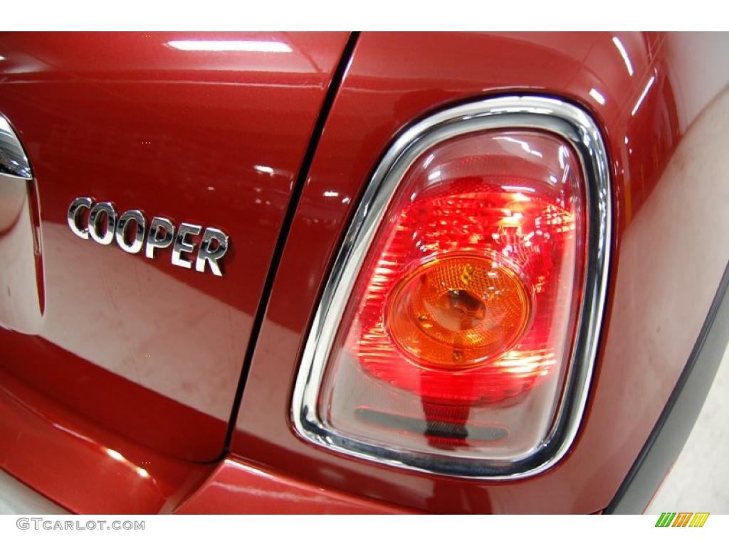 2009 Cooper Hardtop - Nightfire Red Metallic / Black/Grey photo #8