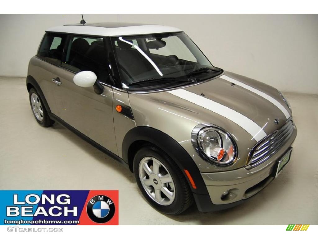 Sparkling Silver Metallic Mini Cooper