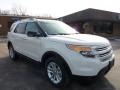 2011 White Suede Ford Explorer XLT 4WD  photo #1