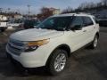 White Suede 2011 Ford Explorer XLT 4WD Exterior