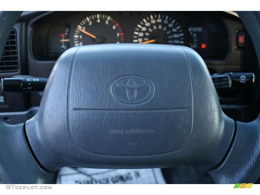 1998 Tacoma V6 TRD Extended Cab 4x4 - White / Gray photo #16