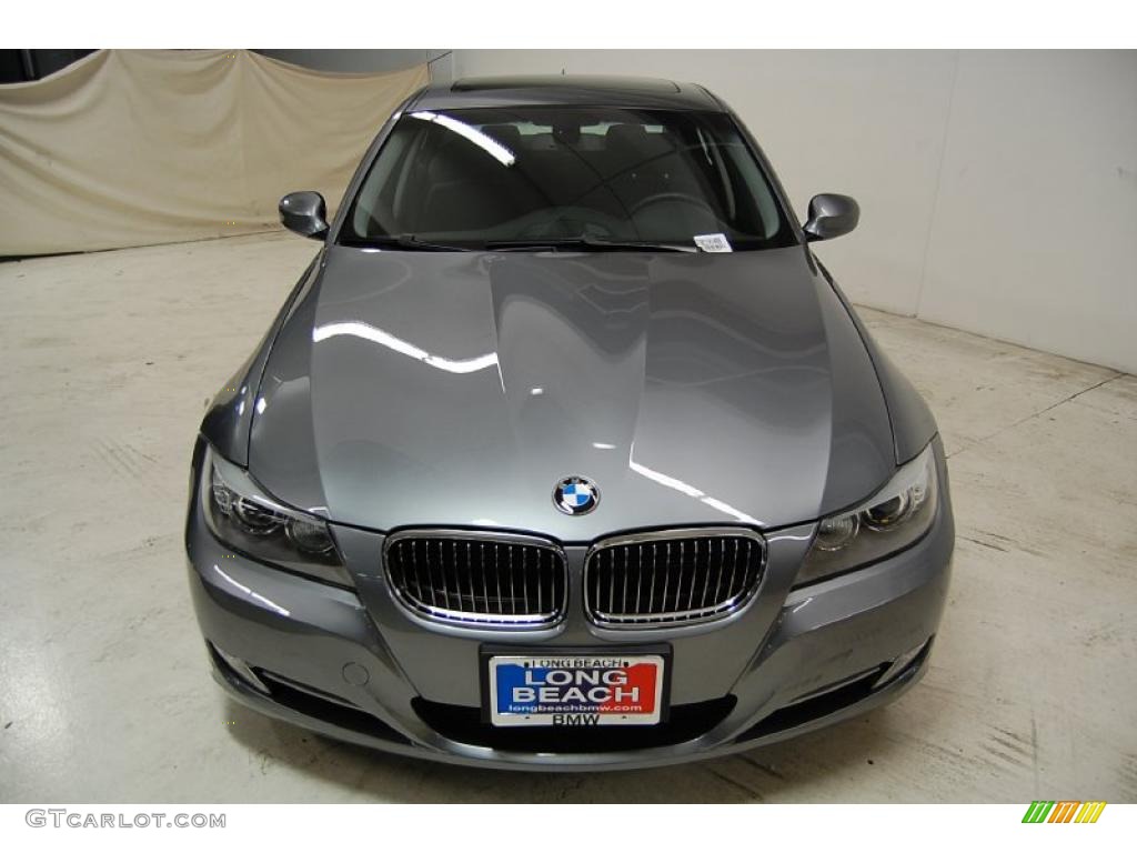 2009 3 Series 335i Sedan - Space Grey Metallic / Black photo #5