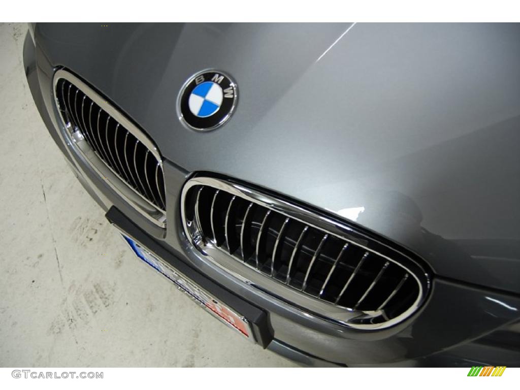 2009 3 Series 335i Sedan - Space Grey Metallic / Black photo #14