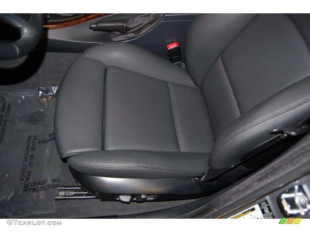 2009 3 Series 335i Sedan - Space Grey Metallic / Black photo #21