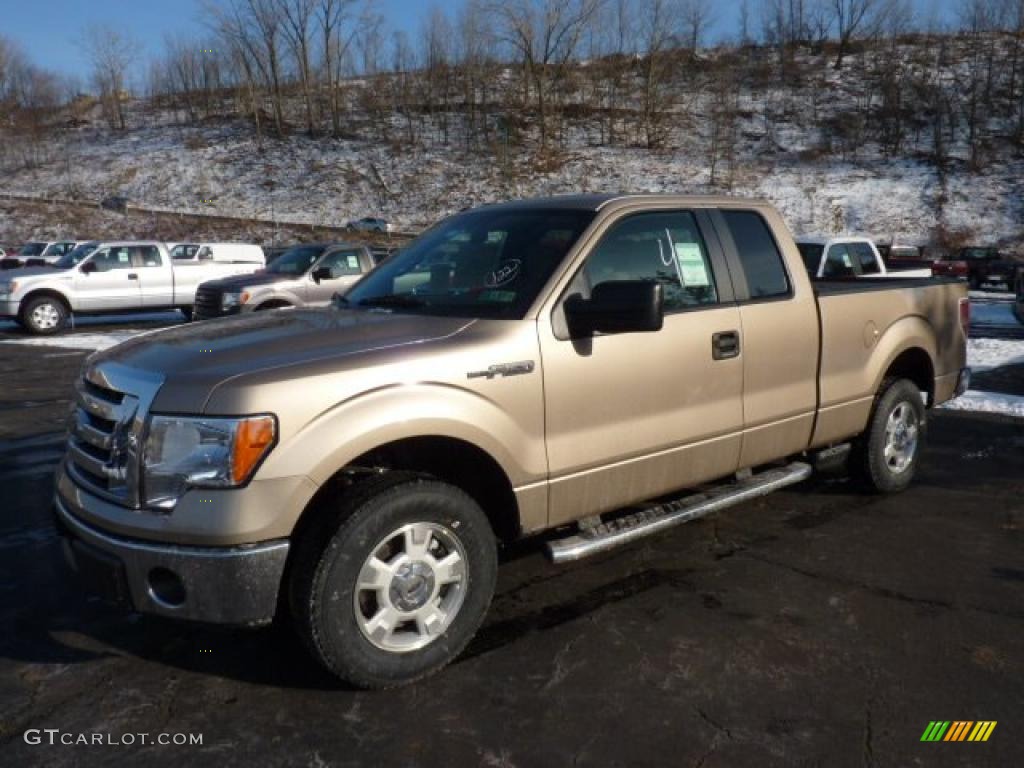 Pale Adobe Metallic 2011 Ford F150 XLT SuperCab Exterior Photo #42448959