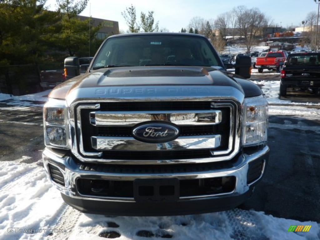 2011 F250 Super Duty XLT SuperCab 4x4 - Golden Bronze Metallic / Adobe Beige photo #6