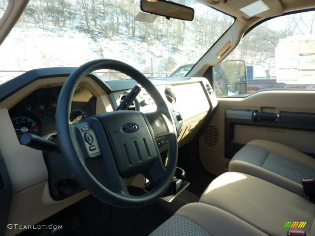2011 F250 Super Duty XLT SuperCab 4x4 - Golden Bronze Metallic / Adobe Beige photo #12