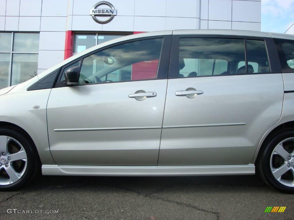 2007 MAZDA5 Sport - True Silver Metallic / Black photo #3