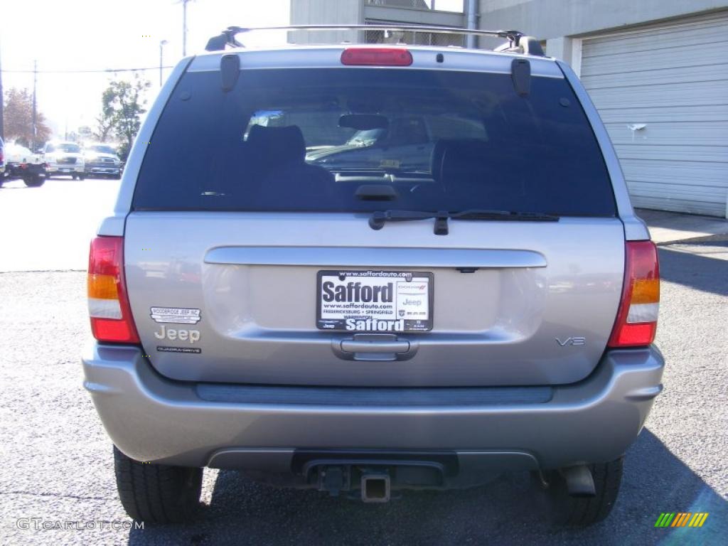 2001 Grand Cherokee Limited 4x4 - Silverstone Metallic / Agate photo #6