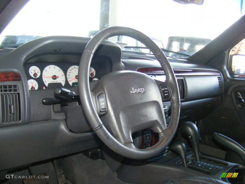 2001 Grand Cherokee Limited 4x4 - Silverstone Metallic / Agate photo #22