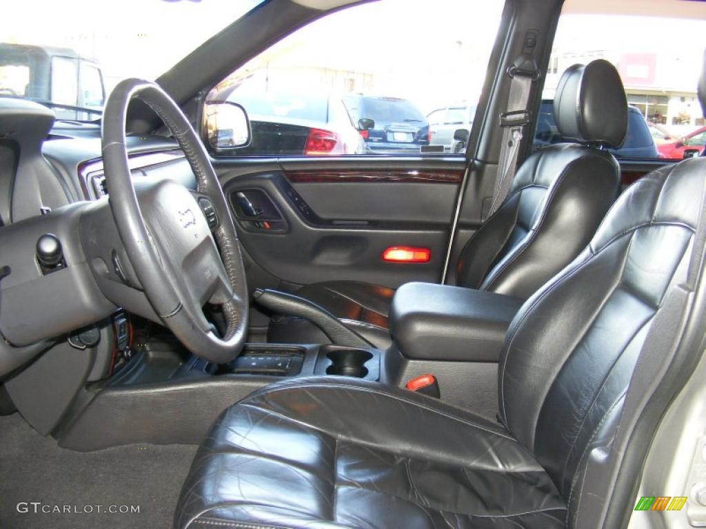 2001 Grand Cherokee Limited 4x4 - Silverstone Metallic / Agate photo #23