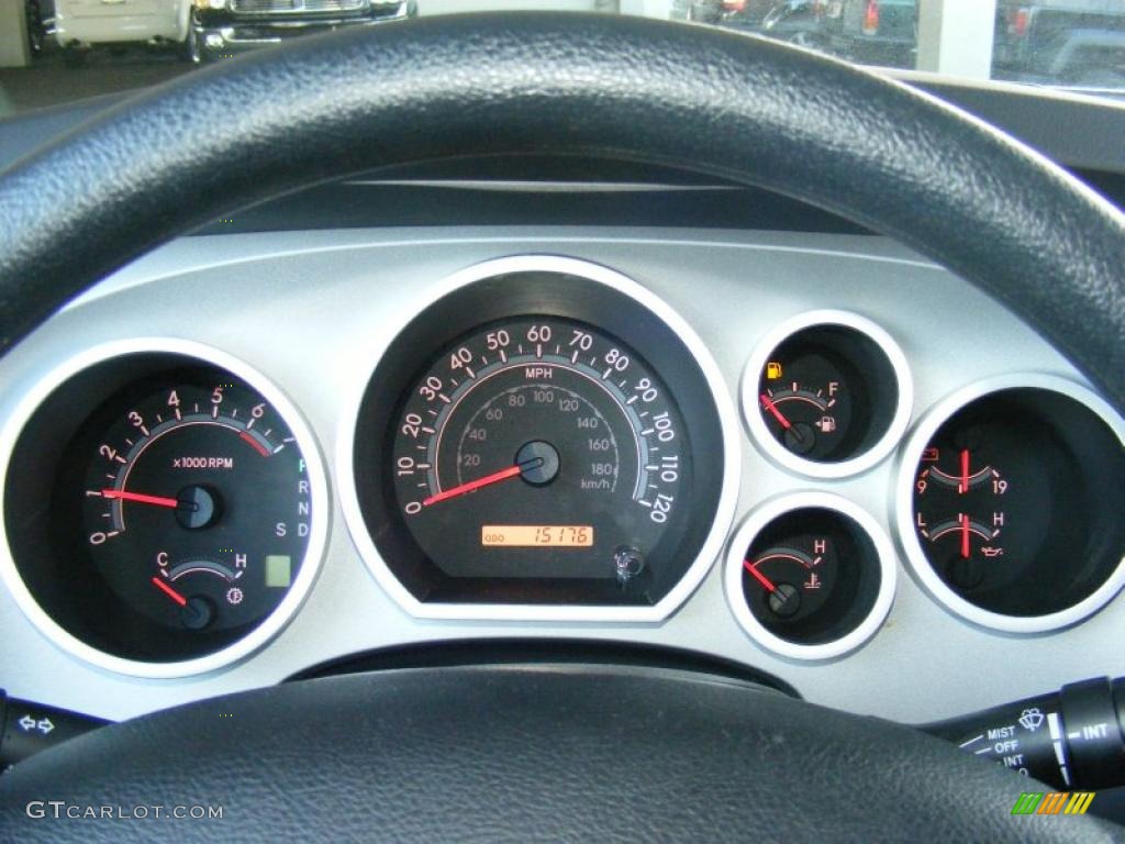 2008 Toyota Tundra SR5 Double Cab Gauges Photo #42451065