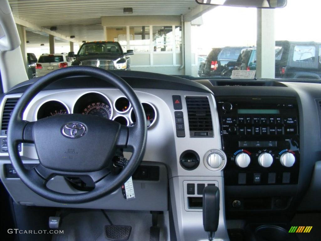 2008 Toyota Tundra SR5 Double Cab Graphite Gray Dashboard Photo #42451147