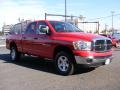 2007 Flame Red Dodge Ram 1500 SLT Quad Cab 4x4  photo #3