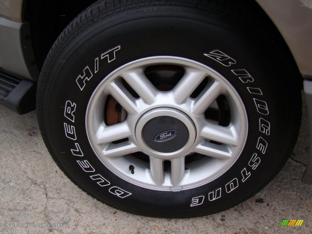 2003 Expedition XLT - Arizona Beige Metallic / Medium Parchment photo #34