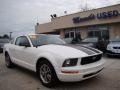 2005 Performance White Ford Mustang V6 Premium Coupe  photo #2