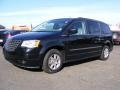 2009 Brilliant Black Crystal Pearl Chrysler Town & Country Touring  photo #1