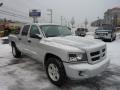 2010 Bright Silver Metallic Dodge Dakota Big Horn Crew Cab 4x4  photo #1