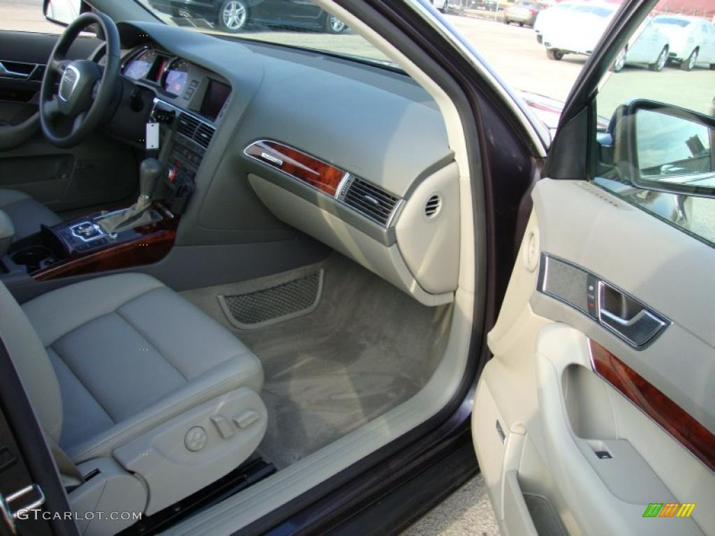 2005 A6 3.2 quattro Sedan - Oyster Gray Metallic / Platinum photo #18