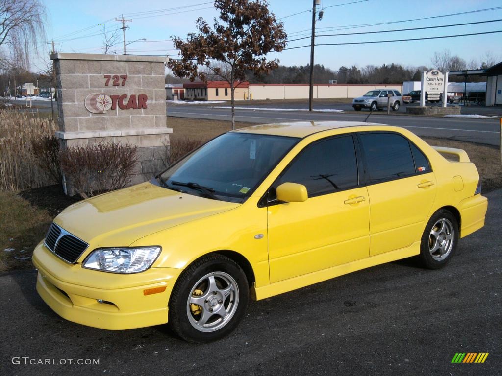 2003 Lancer OZ Rally - Lightning Yellow / Black photo #1