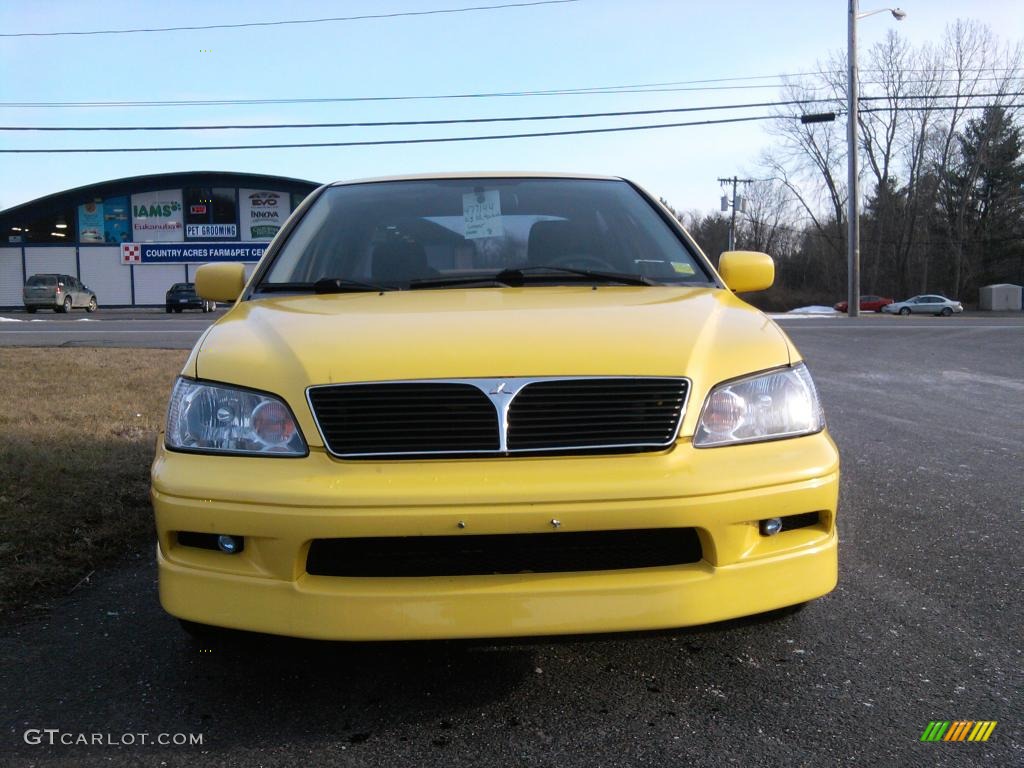 2003 Lancer OZ Rally - Lightning Yellow / Black photo #2