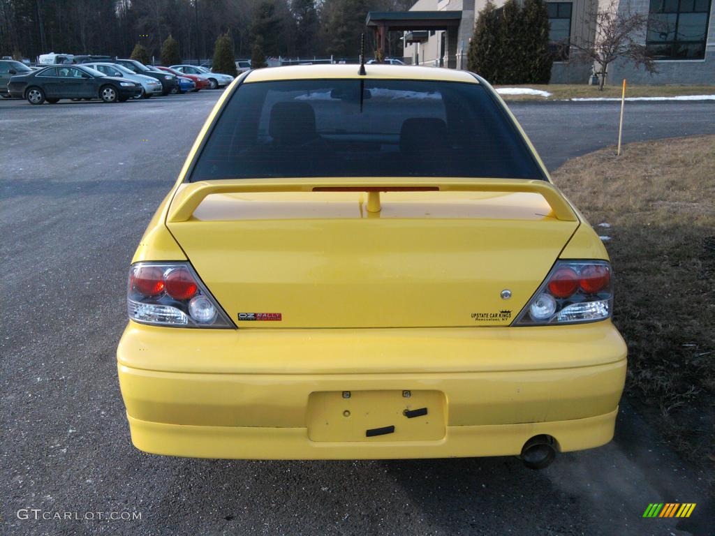 2003 Lancer OZ Rally - Lightning Yellow / Black photo #5