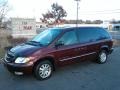 2001 Dark Garnet Red Pearl Chrysler Town & Country LXi AWD  photo #1