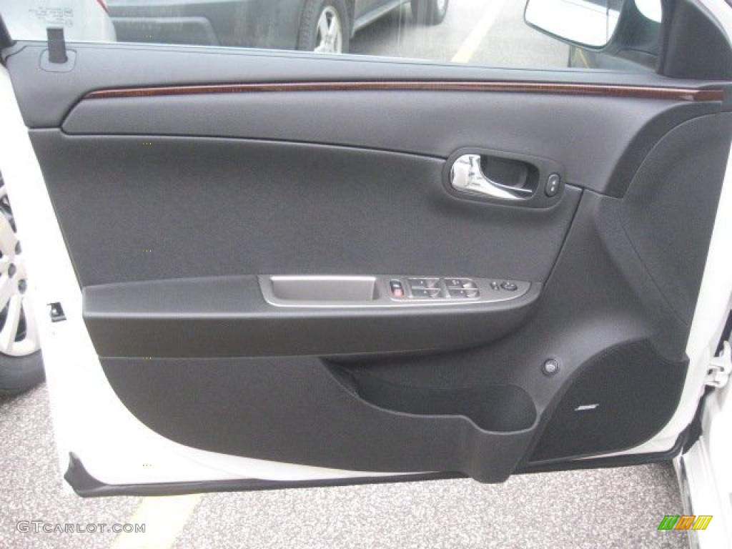 2011 Chevrolet Malibu LTZ Ebony Door Panel Photo #42455879