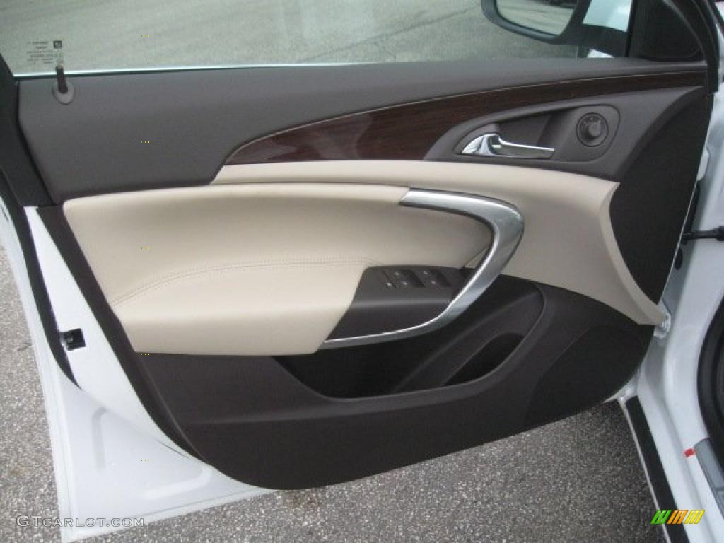 2011 Buick Regal CXL Turbo Cashmere Door Panel Photo #42456115
