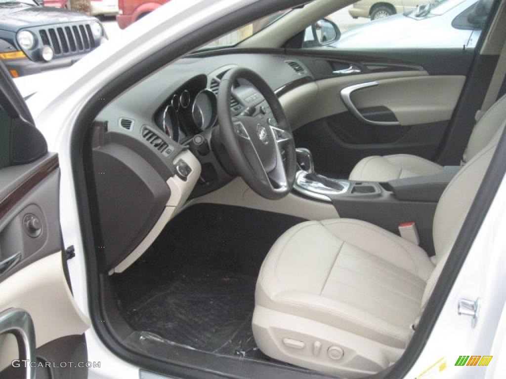 Cashmere Interior 2011 Buick Regal CXL Turbo Photo #42456131