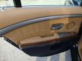 Black/Natural Brown 2004 BMW 7 Series 745i Sedan Door Panel