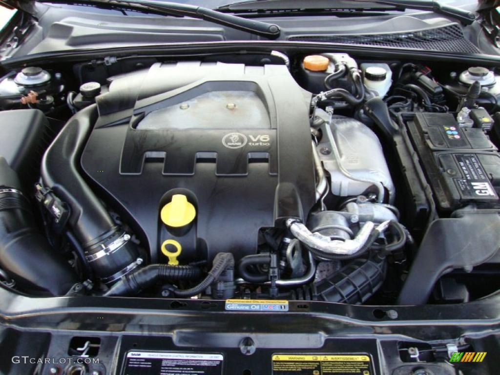2007 Saab 9-3 Aero Sport Sedan 2.8 Liter Turbocharged DOHC 24V VVT V6 Engine Photo #42458513
