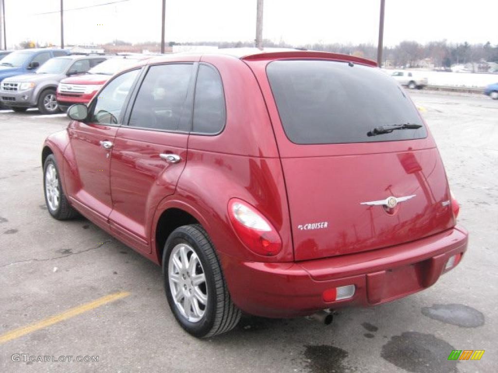 2008 PT Cruiser Touring - Inferno Red Crystal Pearl / Pastel Pebble Beige photo #9