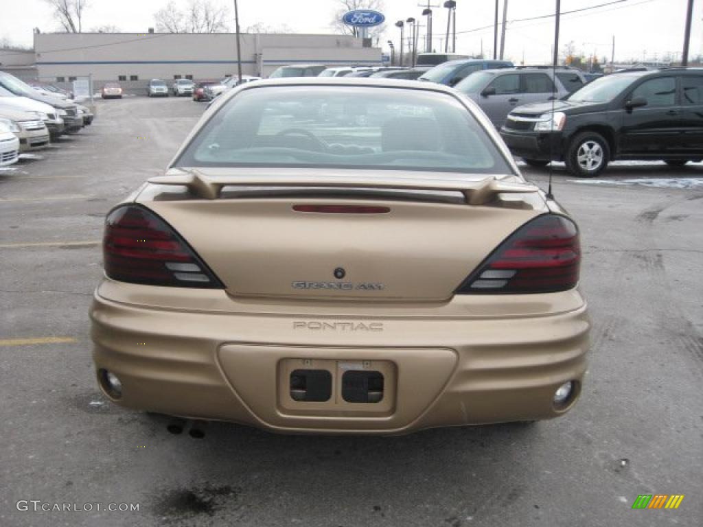 1999 Grand Am SE Sedan - Topaz Gold Metallic / Dark Taupe photo #8