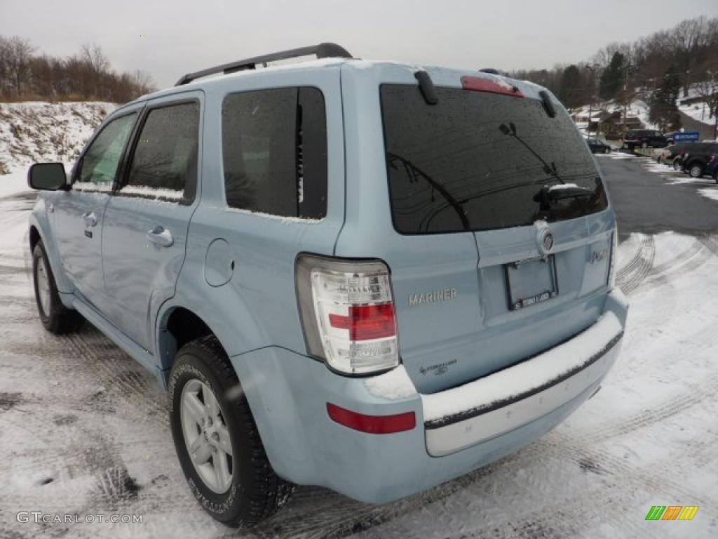 2008 Mariner Hybrid - Light Ice Blue Metallic / Stone photo #4