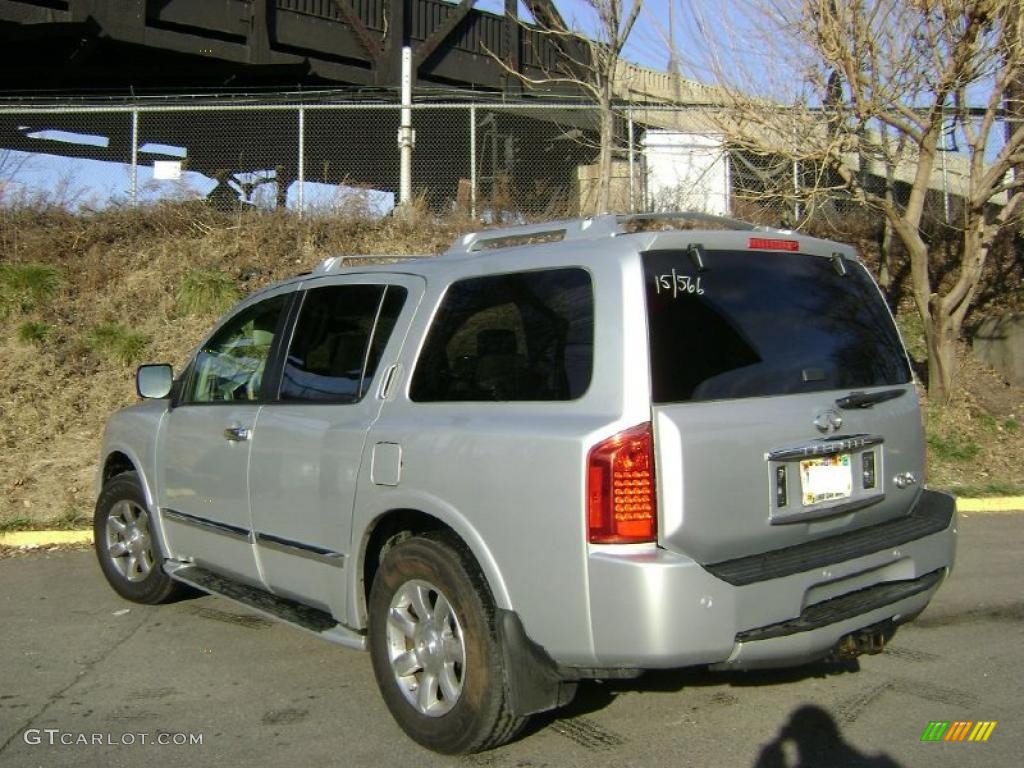 2004 QX 56 4WD - Silver Indulgence / Willow photo #5