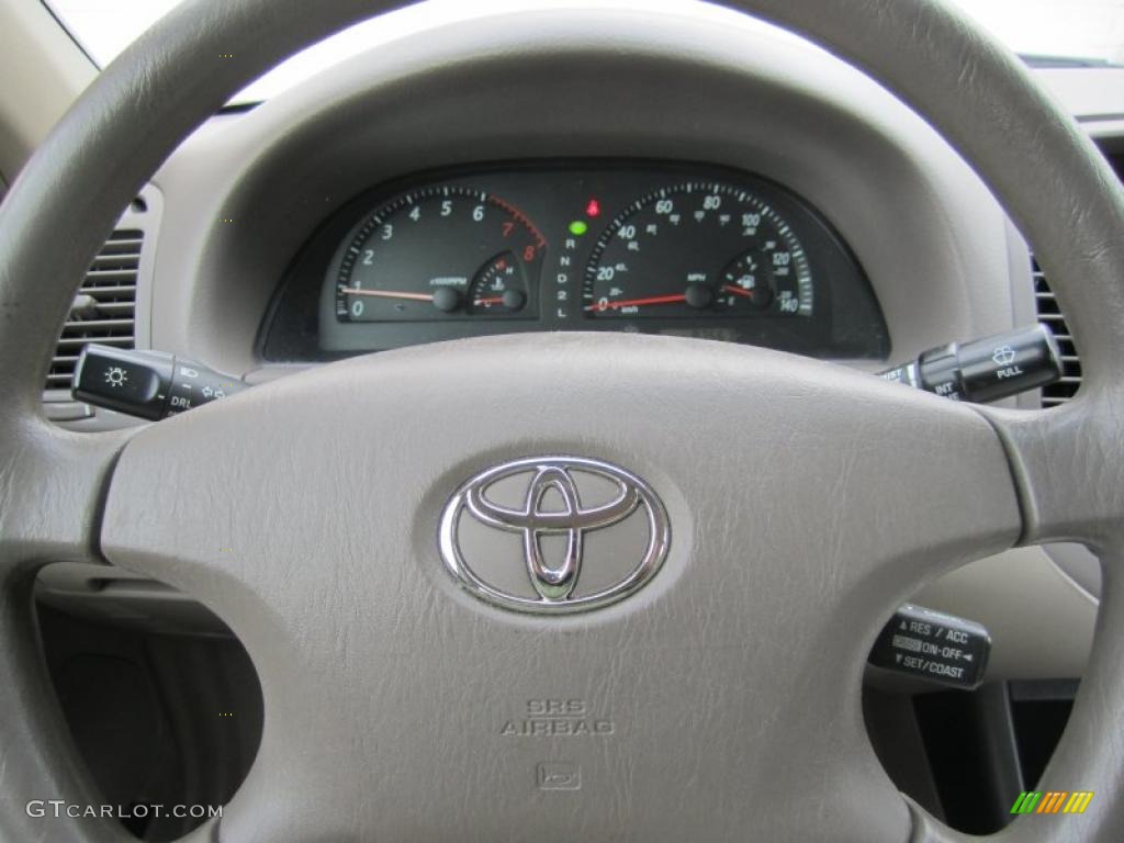 2003 Camry LE - Salsa Red Pearl / Stone photo #24