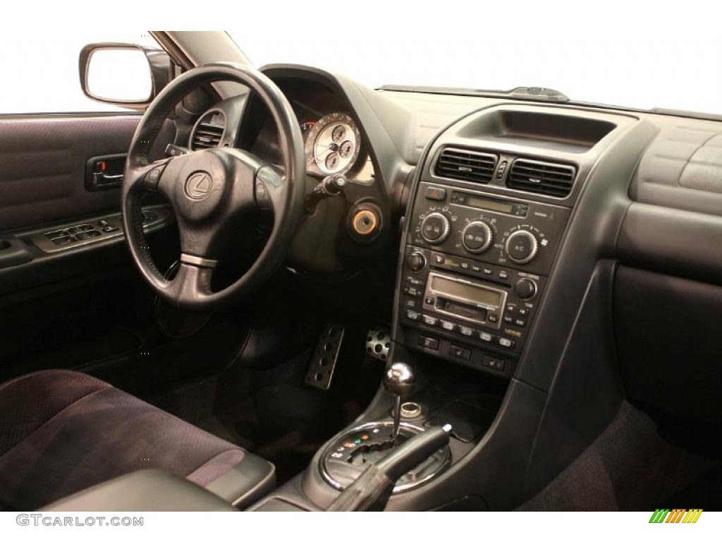 2003 Lexus IS 300 Sedan Black Dashboard Photo #42462459