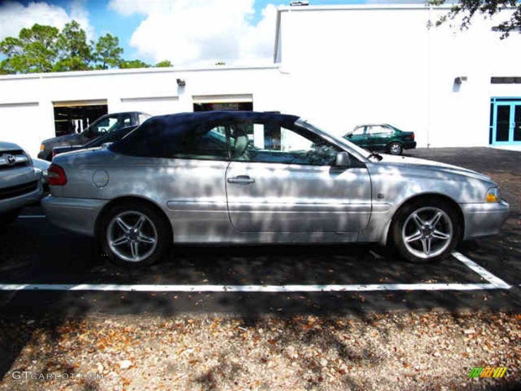 2001 C70 HT Convertible - Mystic Silver Metallic / Gray photo #2