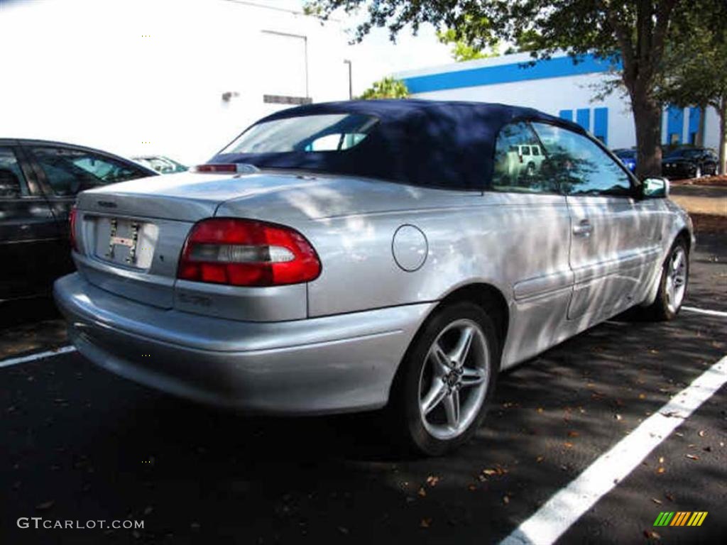 2001 C70 HT Convertible - Mystic Silver Metallic / Gray photo #3
