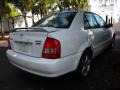 2002 Pure White Mazda Protege LX  photo #2