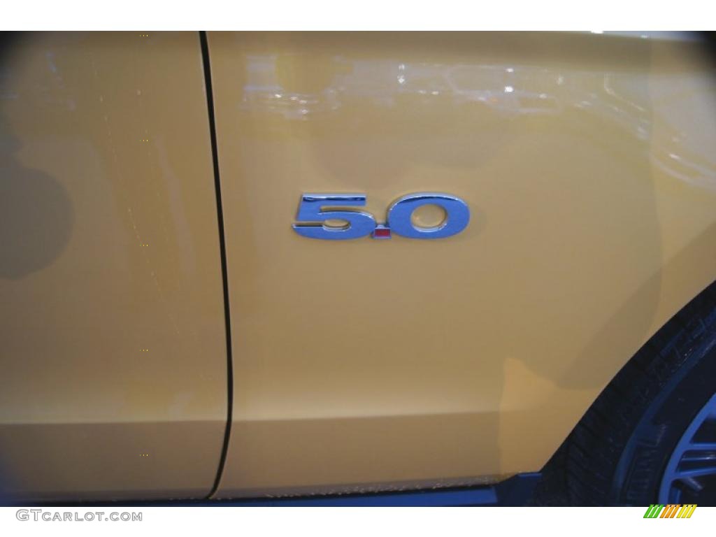 2011 Mustang GT Premium Coupe - Yellow Blaze Metallic Tri-coat / Charcoal Black/Cashmere photo #15