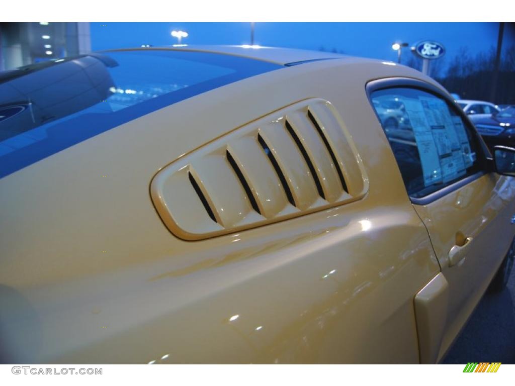 2011 Mustang GT Premium Coupe - Yellow Blaze Metallic Tri-coat / Charcoal Black/Cashmere photo #17