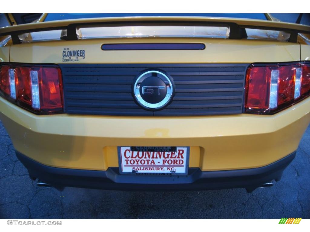 2011 Mustang GT Premium Coupe - Yellow Blaze Metallic Tri-coat / Charcoal Black/Cashmere photo #19