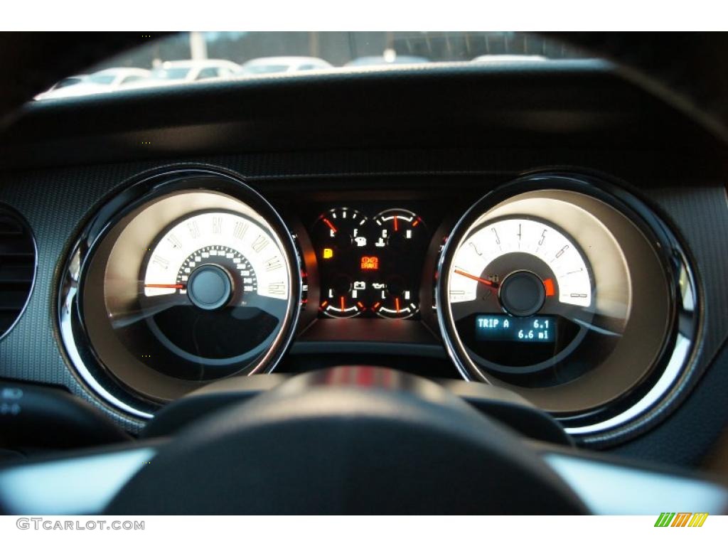 2011 Mustang GT Premium Coupe - Yellow Blaze Metallic Tri-coat / Charcoal Black/Cashmere photo #24
