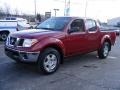 2007 Red Brawn Nissan Frontier SE Crew Cab 4x4  photo #1