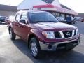 2007 Red Brawn Nissan Frontier SE Crew Cab 4x4  photo #7