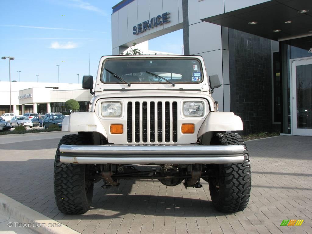 1995 Wrangler SE 4x4 - Light Pearlstone Pearl / Spice Beige photo #2