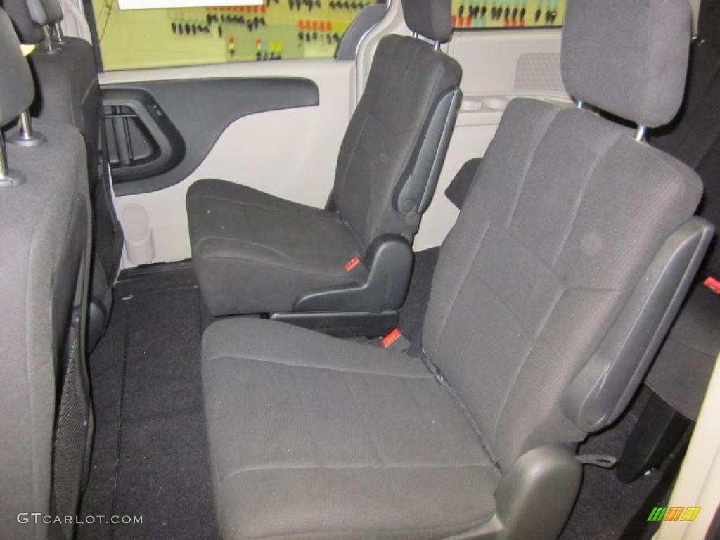 Black/Light Graystone Interior 2011 Chrysler Town & Country Touring Photo #42464963